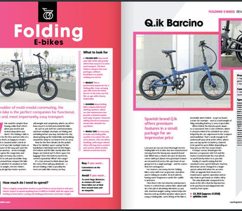 Non perdere la recensione del Q.ik Barcino su Cycling Electric magazine!