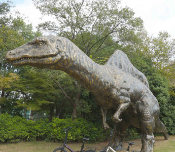 Una giornata tra i dinosauri — Fotografia all'aperto con le biciclette pieghevoli elettriche Q.ik