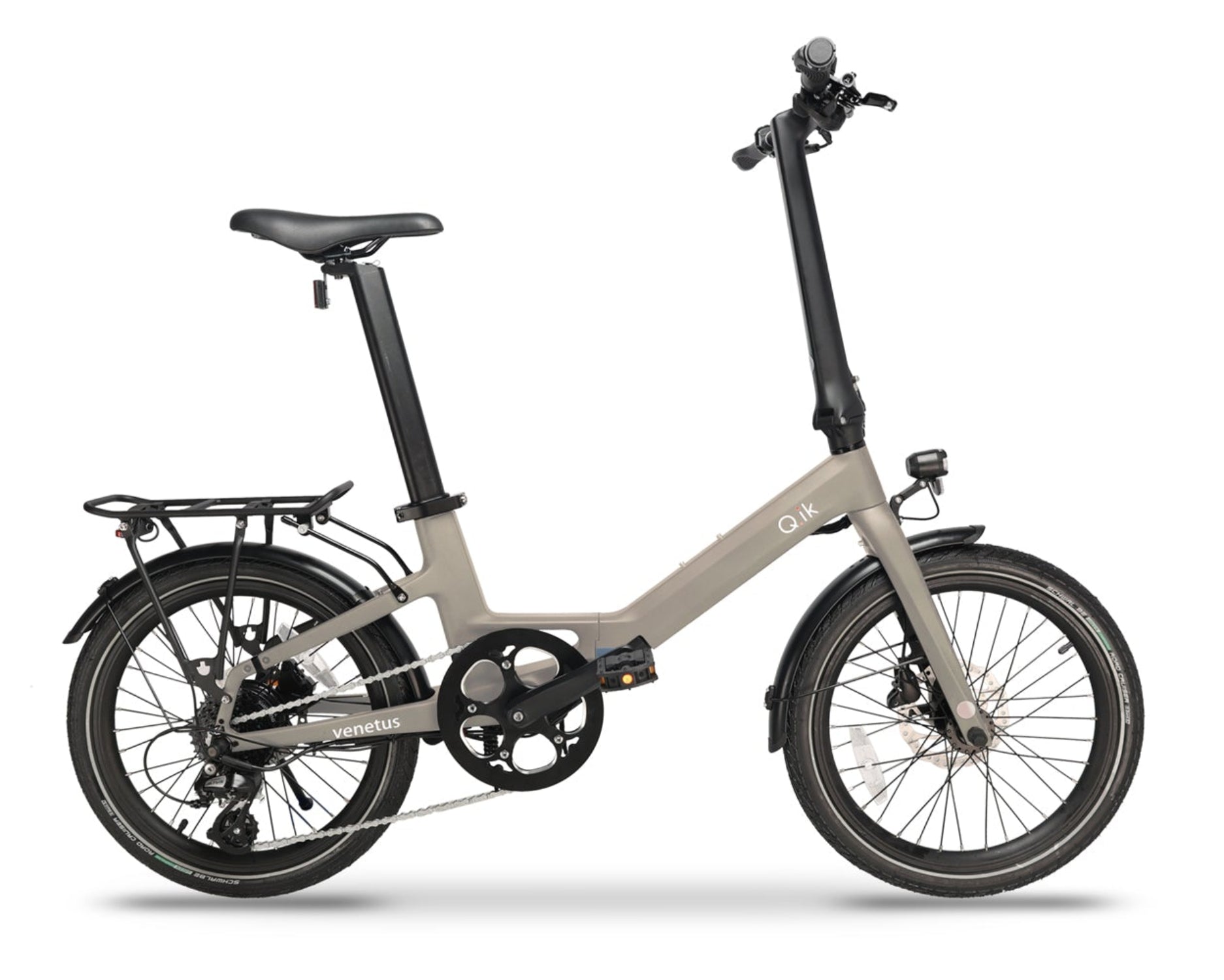 Q.ik Venetus vélo électrique pliant carbone à cadre bas
