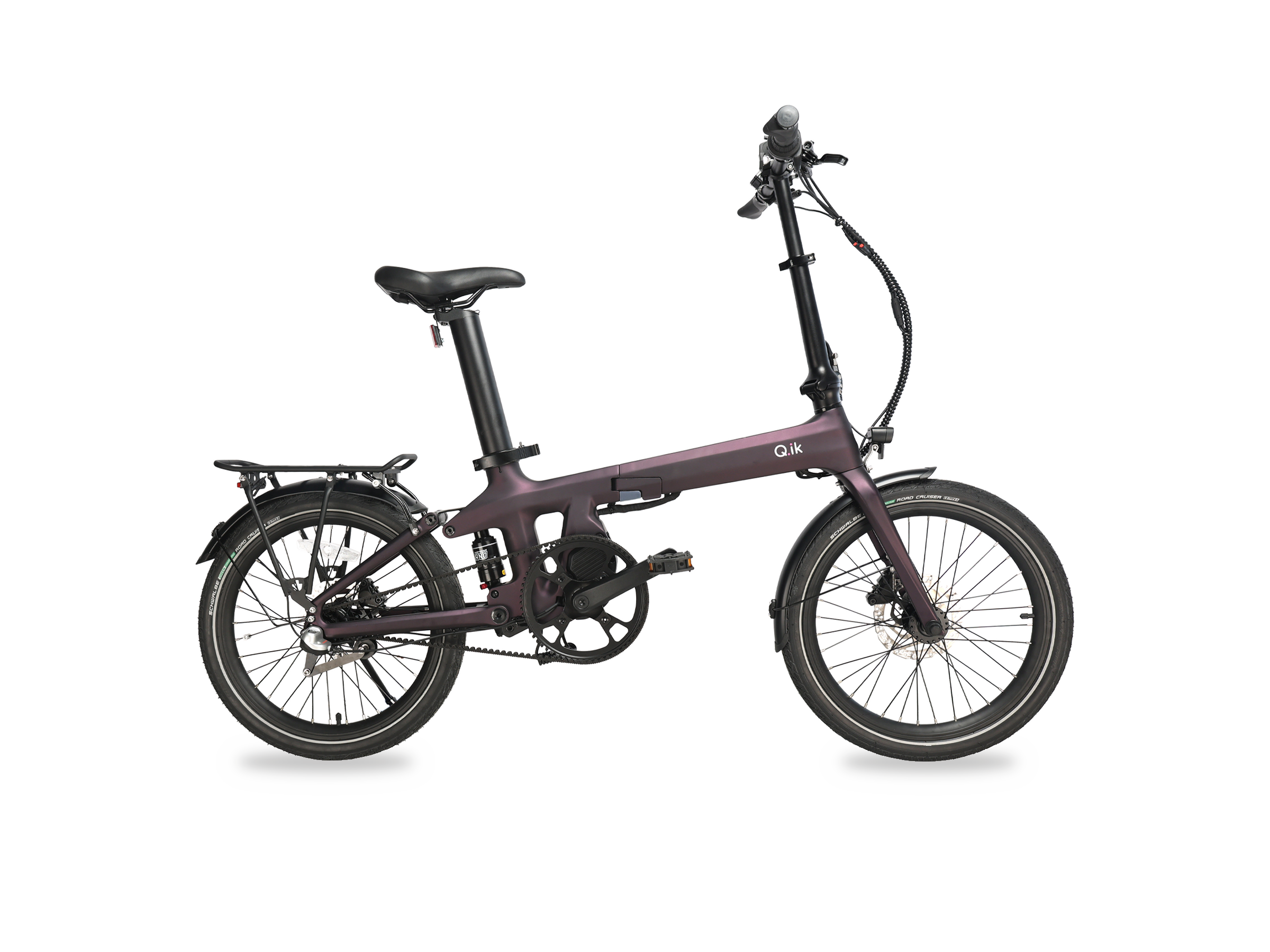 Q.ik Genava folding electric bike side profile